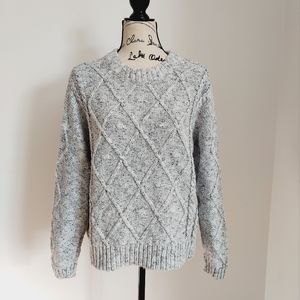 Time and Tru Women's Cable Knit Sweater L